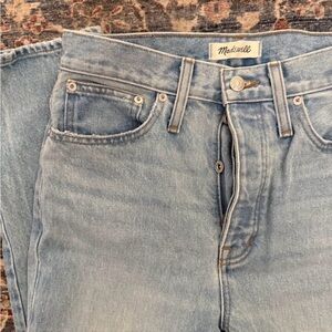 Madewell Classic Straight Blue Denim Jeans